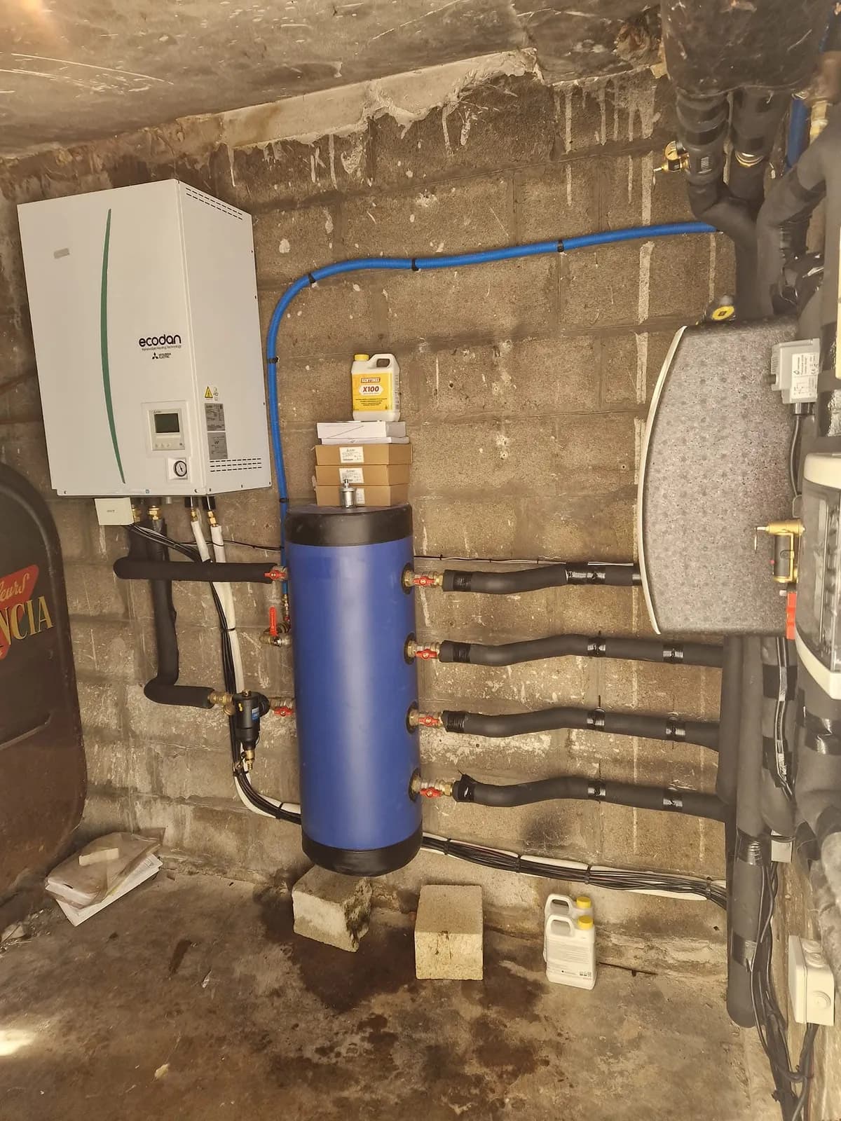 Installation de pompe à chaleur réalisée par ISONERGI dans la région de Rennes