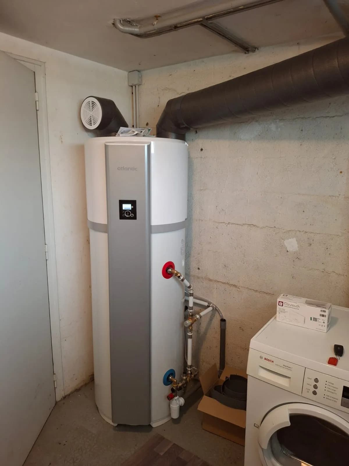 Installation de pompe à chaleur réalisée par ISONERGI dans la région de Rennes